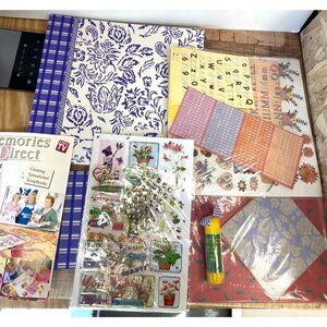 Memories Direct Scrapbooking Kit With Stickers Papers & More 131 Pieces